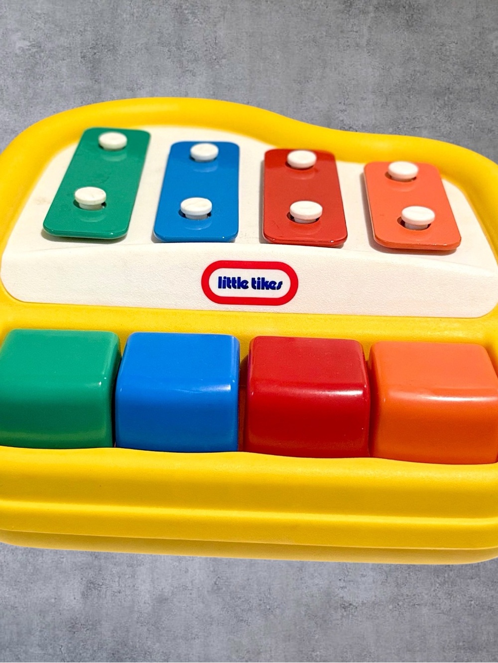 Vintage 1989 Little Tikes Tap A Tune Piano Xylophone Toy 1546-00 Preschool
